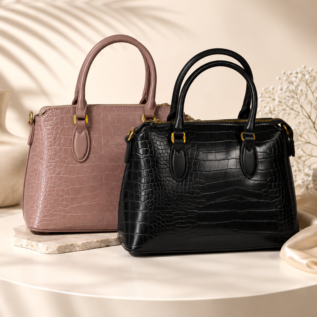 Sac Croco Black
