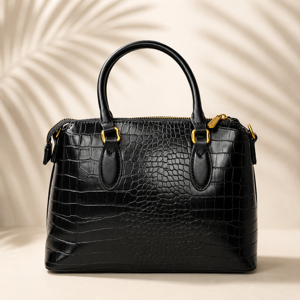 Sac Croco Black