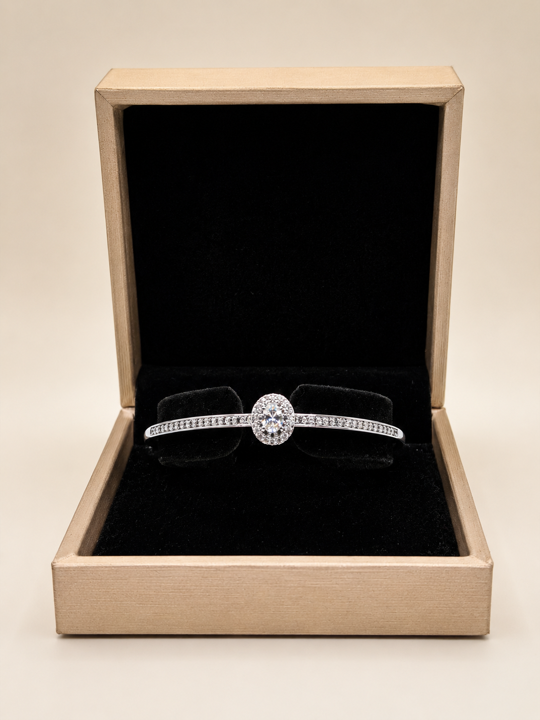 Bracelet Élégance Argenté – Zirconia Brillant