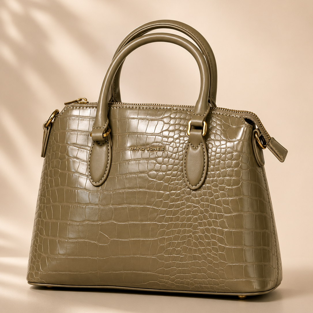 Sac Croco Olive Green
